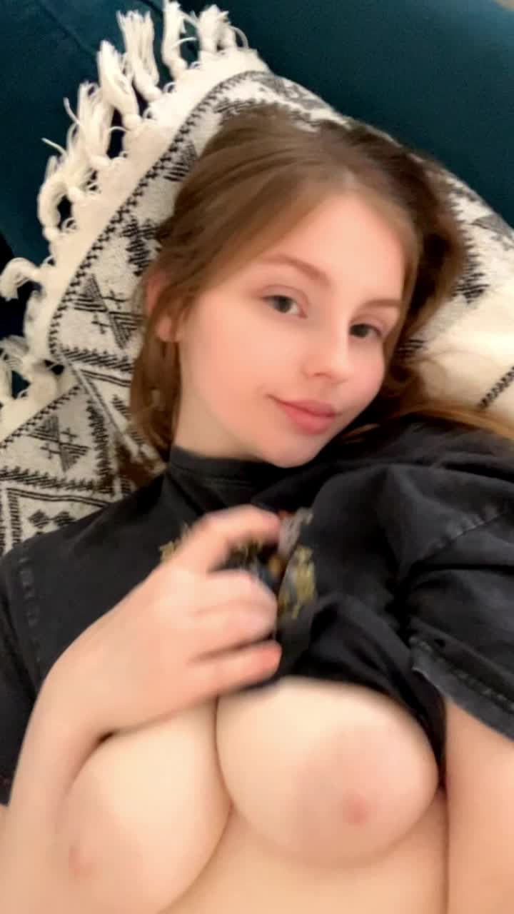 would you suck on my puffy boobs?