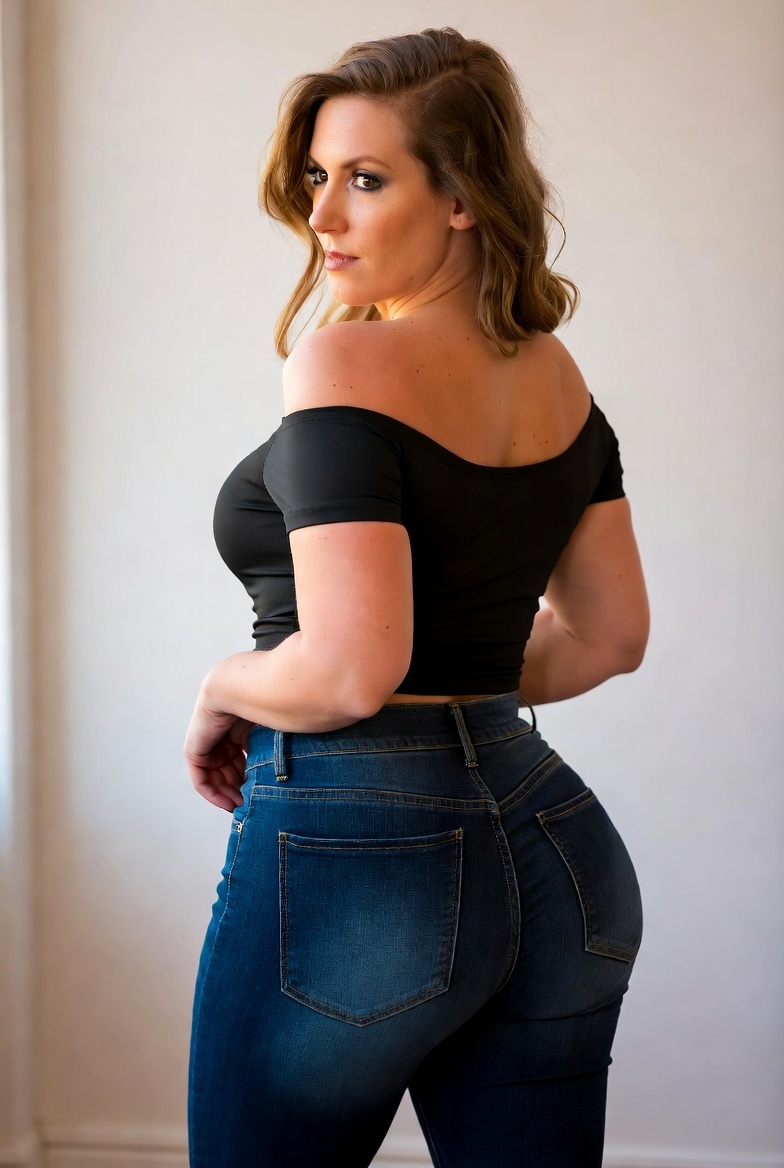 I am looking good in jeans?