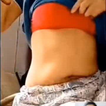 Horny indian housewife strips nude on webcam