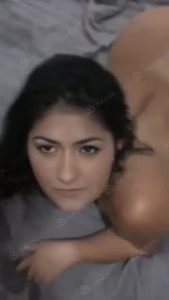 Brunette cumshot